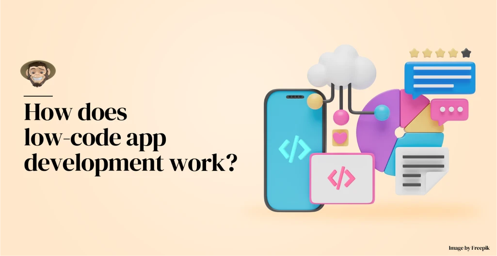 How does low-code app development work?