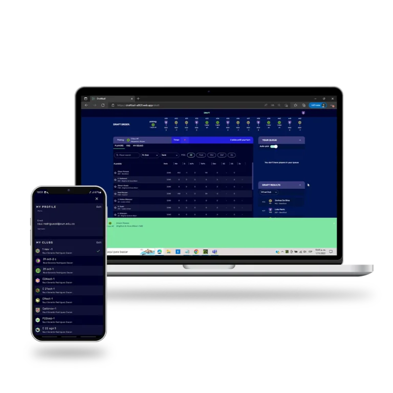 Fantasy sports mobile app - Draftball